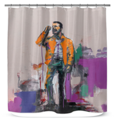 Abstract Serenity Shower Curtain